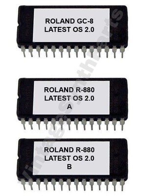 Roland R-880 R880 And GC-8 Latest OS Firmware 2.0 Update Upgrade ROM Eprom Chip