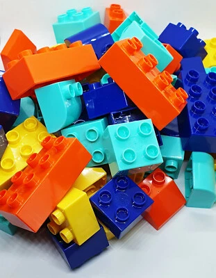 FISHER-PRICE 60 Teile Fisher Price Mega Bloks Bausteine ab 2 Jahre Noppensteine