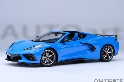 CHEVROLET CORVETTE C8 Z51 STINGRAY COUPE RAPID BLUE 1:18 by