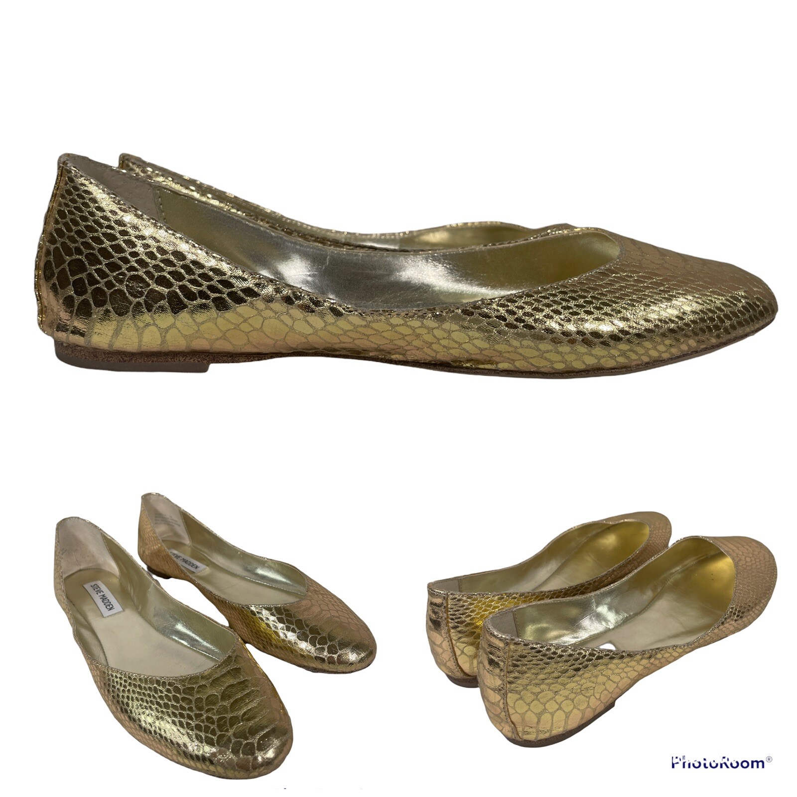 Steve Madden 10 M Gold Metallic 