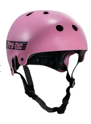 Pro-Tec Helm Classic Old School Certified Skate/Bike Pink Farbe Medium Size