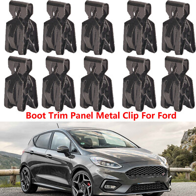 x10 Kofferraum Metall Verkleidung Clips FÜR Ford Focus Fiesta Mondeo S-MAX C-MAX