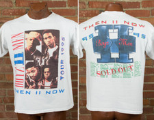 Boyz To Men 1995 Then To Now Tour Rap Tee Concert T Shirt ms