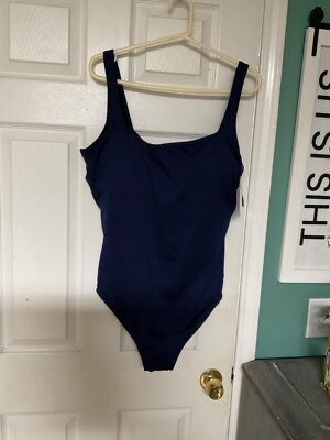 Women s TYR Navy TAQA7A CONTROLFIT One-Piece Swimsuit Size 24 (CON87)