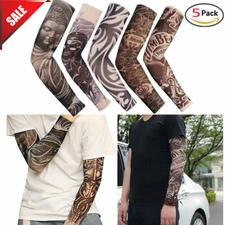 5 Pcs Tattoo Cooling Arm Sleeves Cover UV Sun Protection Basketball Sport USA