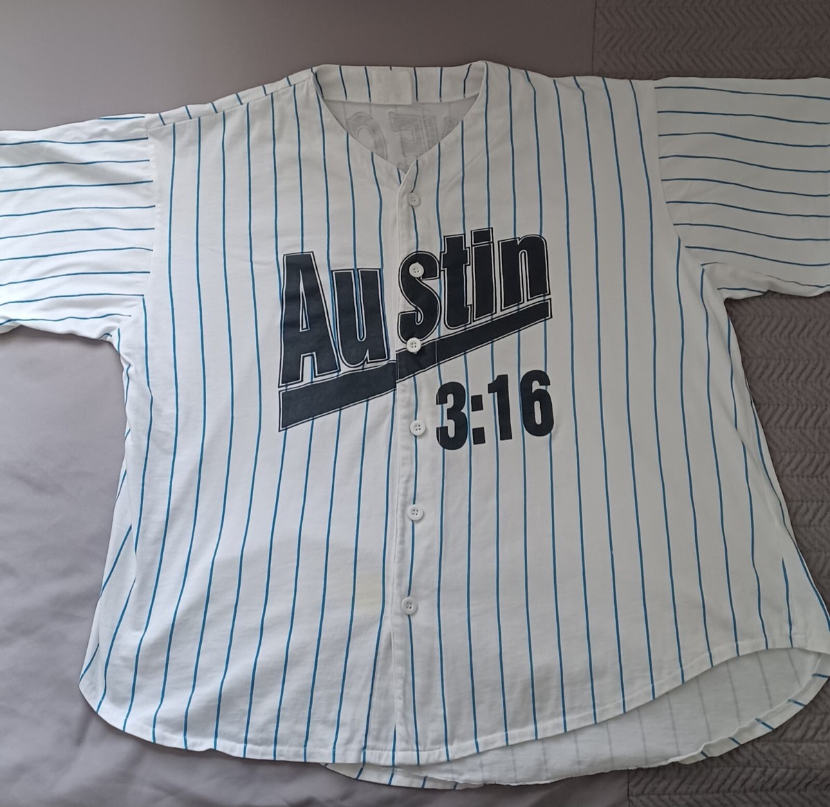 Wwe / Wwf Stone Cold Steve Austin Baseball Jersey 1998 Vintage | eBay