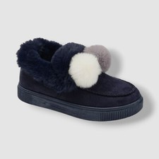 Journee Collection Women's Blue Navy Sunset Slippers Shoes Size 6