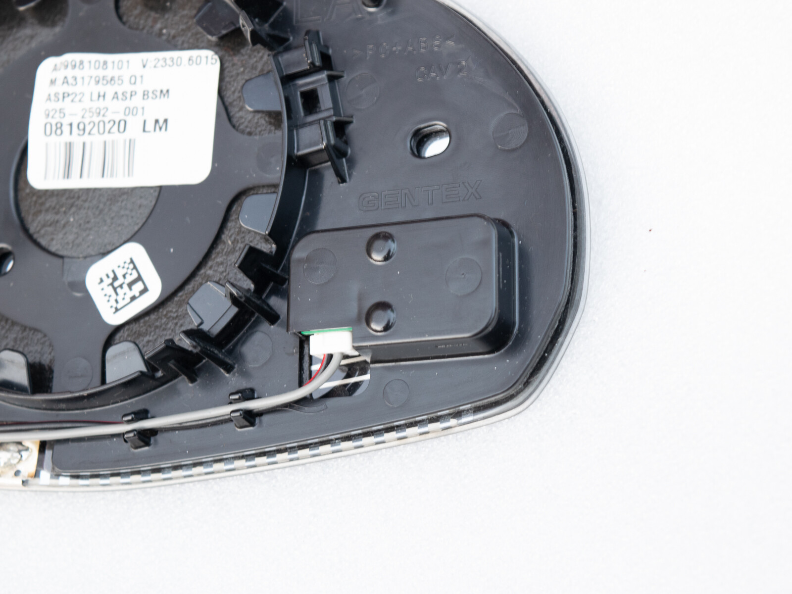 OEM MERCEDES W223 W206 EQS EQE LEFT MIRROR GLASS AUTO DIM BLIND 