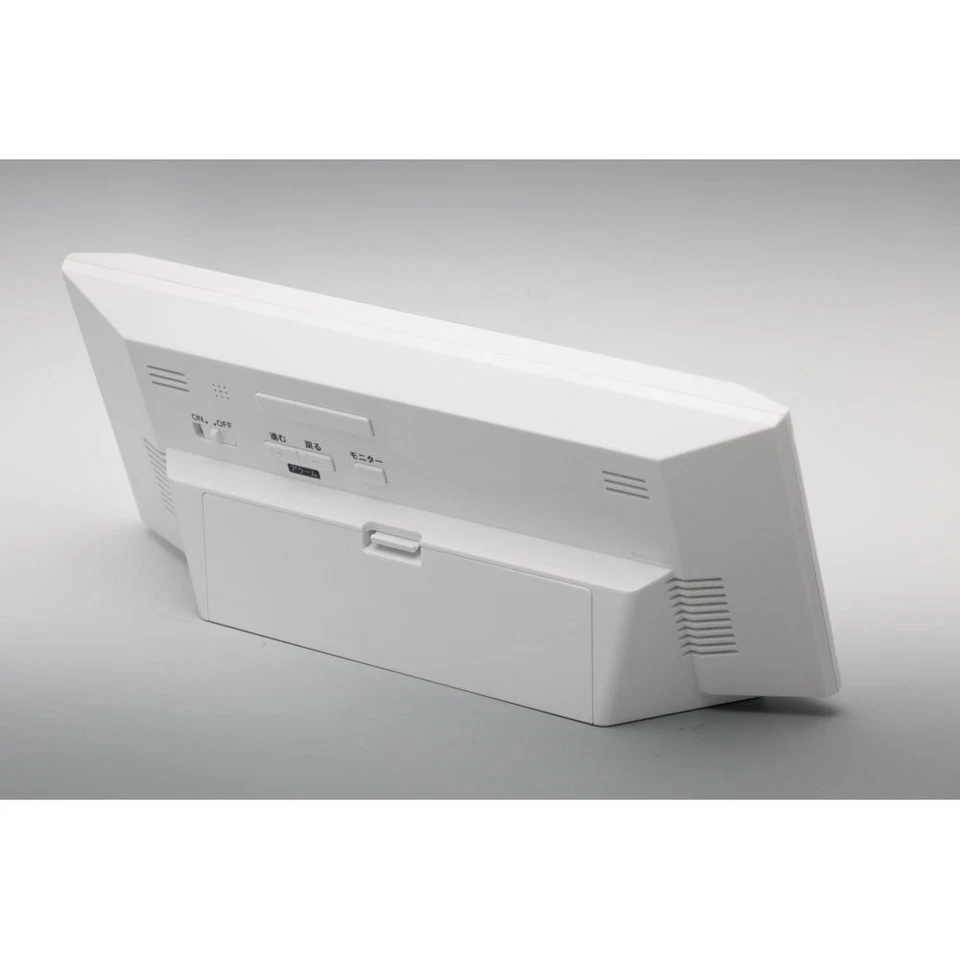 Reloj Radio Satelital Calendario Digital Temperatura Humedad GP501W Blanco Foto 3 de 4