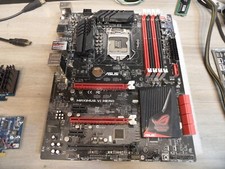 ASUS Maximus VI Hero For Parts Lights Come On No Video See Pics With Backplate