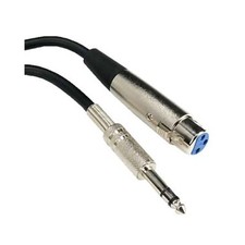 50Ft XLR Female to 1/4 inch TRS/Stereo Male Audio Cable 10XR-01650