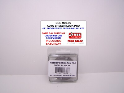 LEE 90630 * #4 BREECH LOCK PRO SHELL PLATE *  223,222 REM AND SIMILAR * 90630