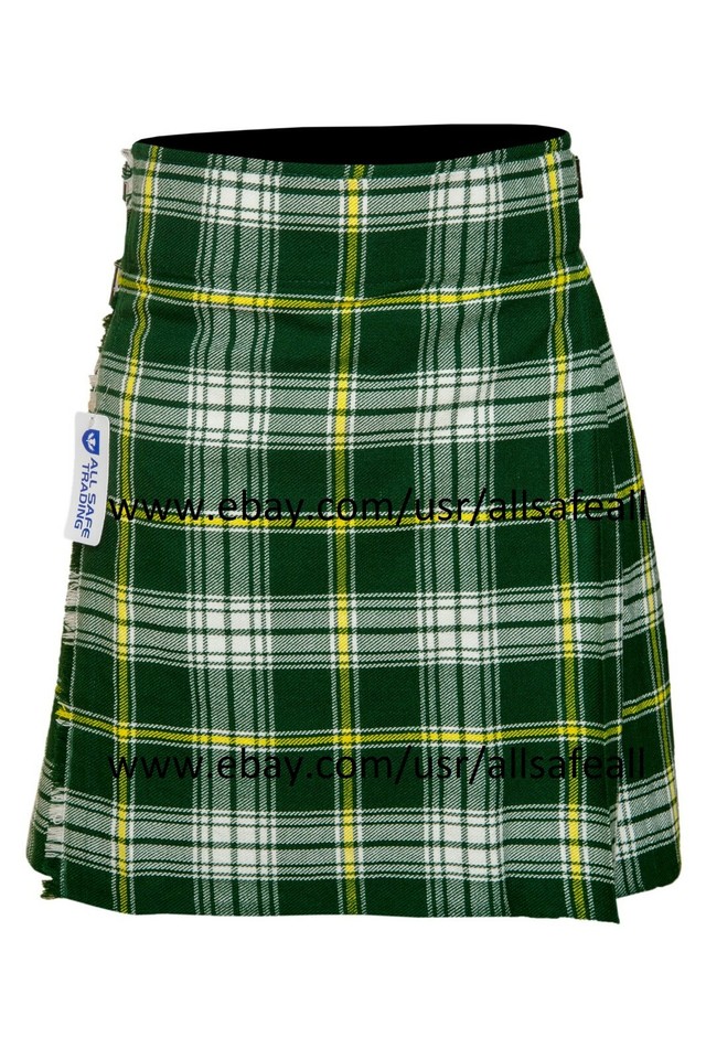 Royal Stewart Men's 5-Yard Scottish Kilt – 13oz Acrylic Tartan, Adjustable Straps, 24" Length, Machine Washable - View #2