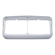 Headlight Bezel Dual Rectangular w/ Visor Peterbilt Kenworth Freightliner 40983