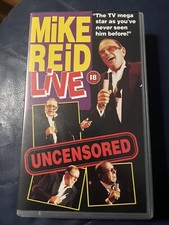 Mike Reid Live - Uncensored - PAL VHS Video Tape