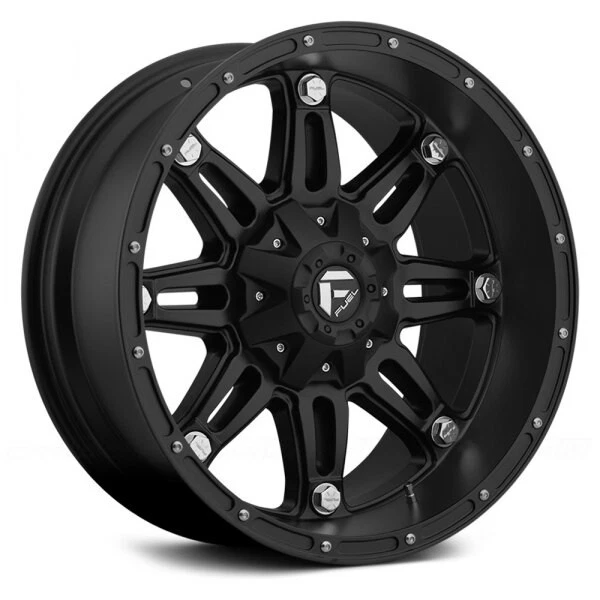 18 FUEL HOSTAGE BLACK WHEELS RIMS F-150 F150 18X9 6 RHINO FUEL  - Изображение 4 из 4