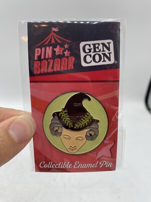 2023 Gen Con Pin Bazaar -  Enamel Pin - Moss Fete -  Wicked Witch
