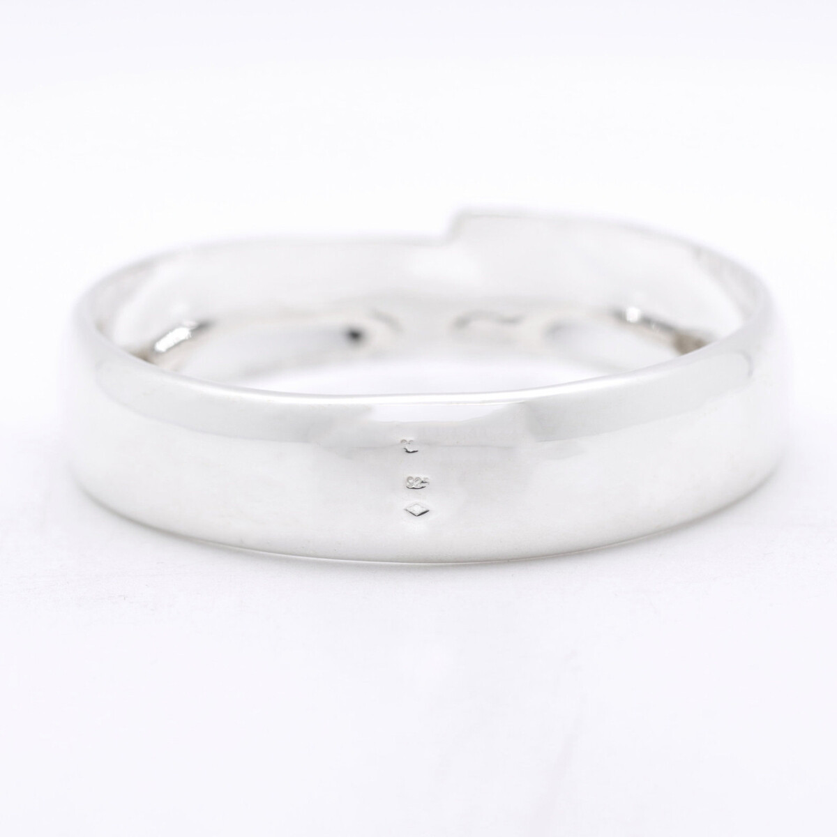 CHANEL Bangle Bracelet Cuff Silver Ag925 Ladies Woman Jewelry