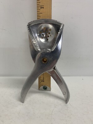 Vtg Irvin Ware Aluminum Hand-Held Citrus Lime Squeezer Juicer USA Barware  A004