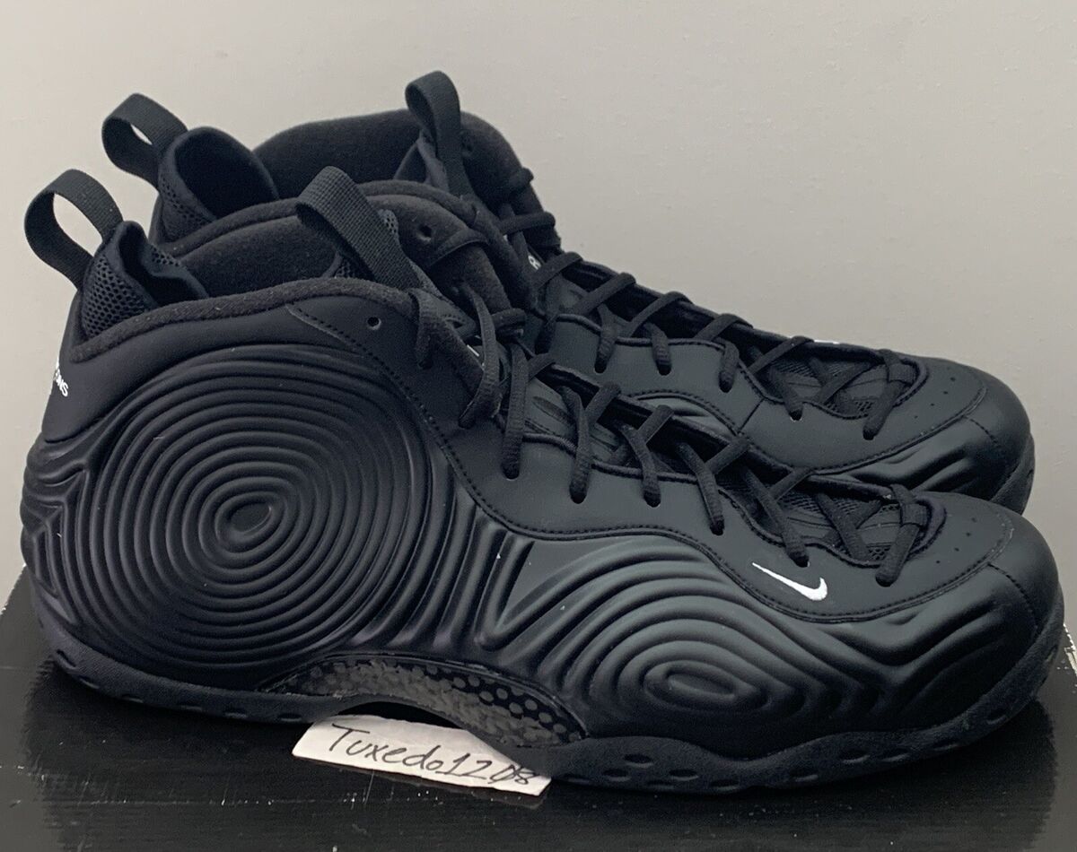 DS Nike x CDG Air Foamposite One SP sz16 Black Comme des DS Nike x CDG Air Foamposite One SP sz16 Black Comme des