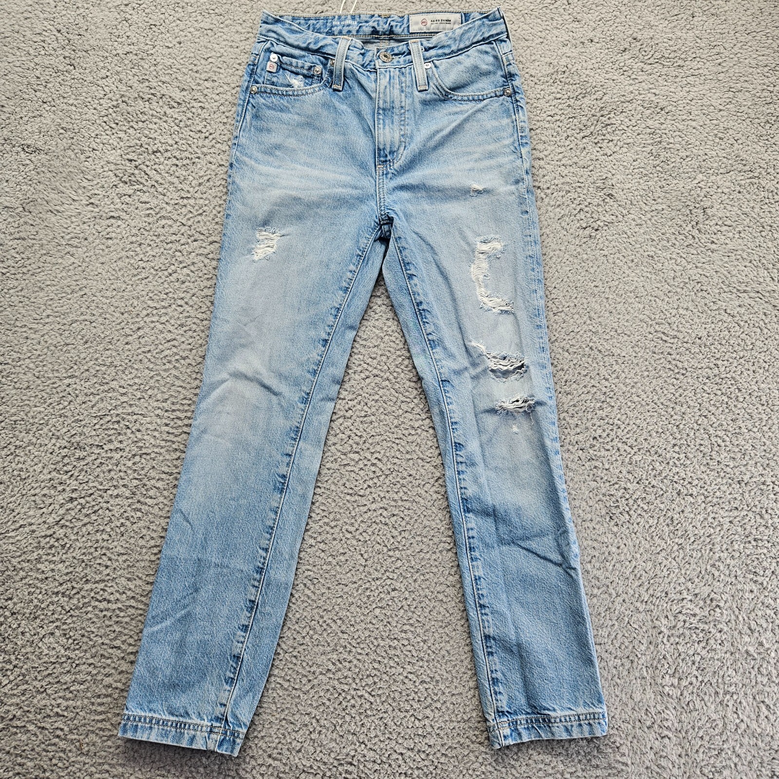 Adriano Goldschmied Jeans Womens 23R The Isabelle High Rise Straight Crop