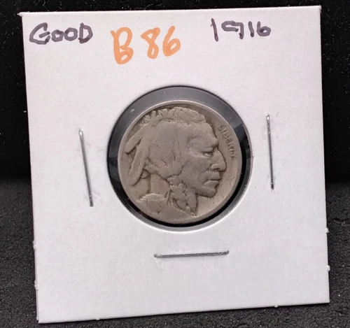 1916 BUFFALO NICKEL - GOOD - B86