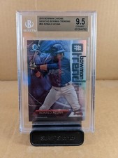 2018 Bowman Chrome Hashtag Bowman Trending, Ronald Acuna Jr., BGS 9.5