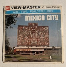 View-Master MEXICO CITY, Mexico F003 - 3 Reel Set Booklet - 1973 V3