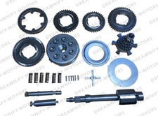 Original Gr Vespa P200 Komplett Getriebe Kupplung Welle Kreuzform 65th Corona