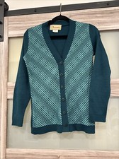 Vintage 70's Bronson Of California Colorful Retro Cardigan Sweater Womens M