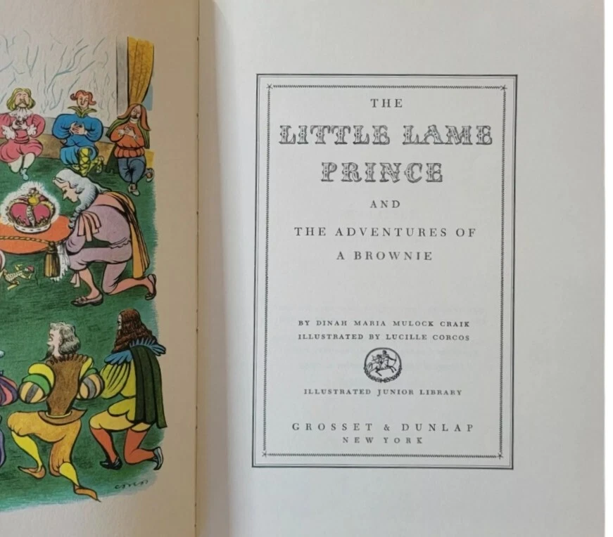 1978 The Little Lame Prince & Adventures of a Brownie Childrens Book Illustrated Foto 4 de 4