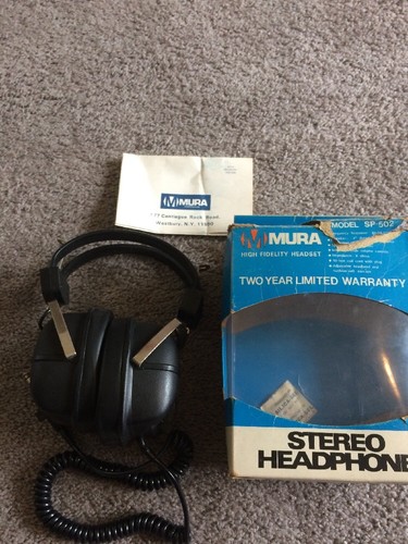 Hitachi Lo-D Roady Headphones HD-90 100 Ohm Vintage Good Working