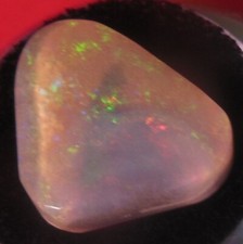 Australian Opal, 11.80ct, 21x17x6mm, Natural and Polish Semi-dark Base Gemstone