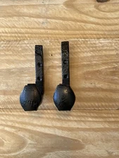 Railroad Spike Gun Rack Wall Mount Hangers One Pair