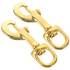 2 Pcs Detachable Snap Hook Swivel Clasp Trigger Opening Clips Clasps Hooks