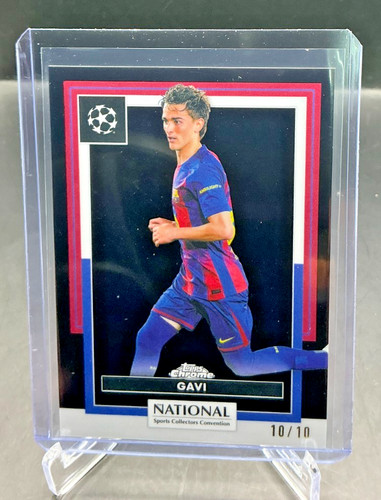 2026 Topps Chrome National NSCC GAVI Black Raywave Refractor 10/10 #SC-22
