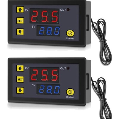 W3230 20A DC 12V Digital Temperaturregler Thermostat mit NTC Sensor