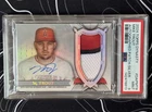 2024 Mike Trout Topps Dynasty Silver Game Used Patch Auto /5 PSA 9