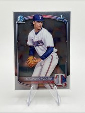 2025 Bowman Chrome Prospects Alejandro Rosario Texas Rangers #BCP-125