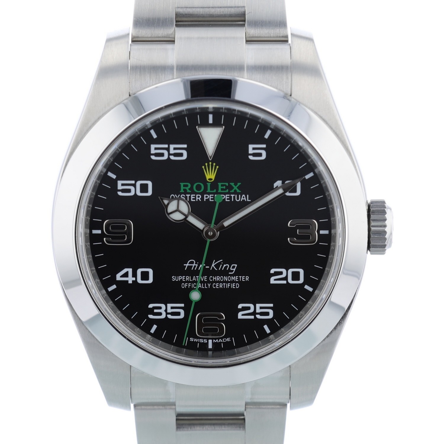 Rolex Air King 116900 40 mm Black Dial Stainless Steel 2017 Box & Papers