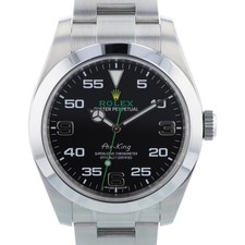 Rolex Air King 116900 40 mm Black Dial Stainless Steel 2017 Box & Papers