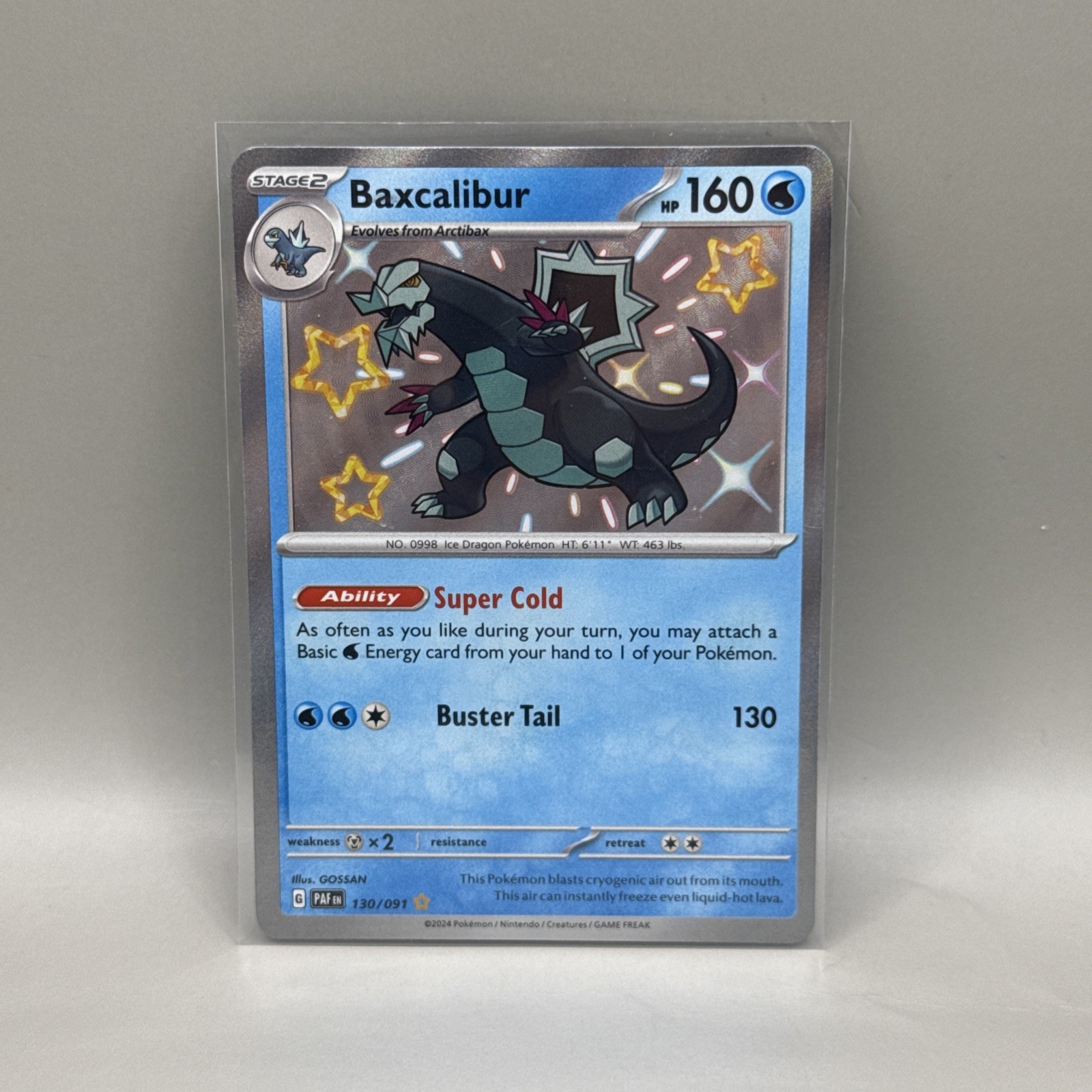 Baxcalibur SV: Paldean Fates - Pokemon NM 130/091