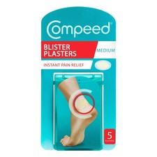 Image of Compeed Blister Plasters Medium Size 5 Pack - Hydrocolloid of 5, Blue