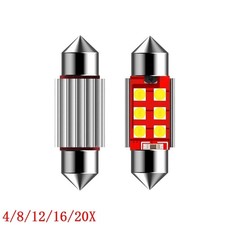 White 36mm Led Canberror Free Dome License Interior Light Bulbs Lamp 6418 210x