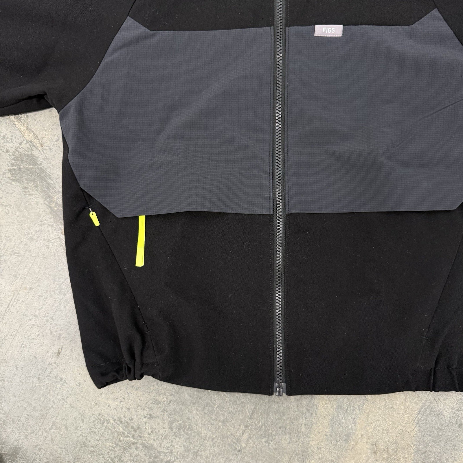 FIGS Technical Collection Full Zip Jacket Black G… - image 8