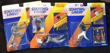 Lot (3)  1992 MLB Starting Lineup Rickey Henderson/Frank Thomas/Ken Griffey Jr