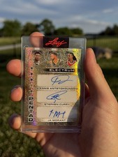 2025 Leaf Electrum Pentad 1/1 Curry, Giannis, Morant, Harden, Edwards Auto GOLD