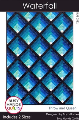 Waterfall Quilt Pattern by Myra Barnes / Busy Hands Quilts