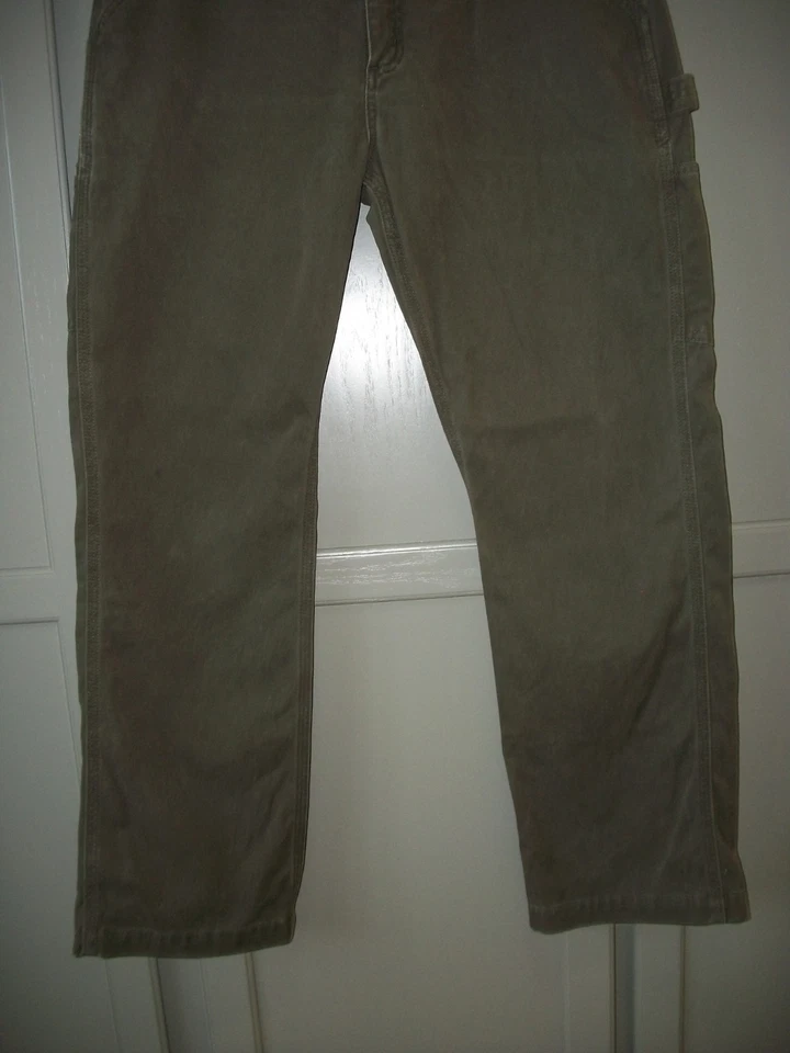 Carhartt Jeans MENS 36x30 BROWN Jeans Relaxed Fit Carpenter Pants Nice Condition - Image 4 of 4