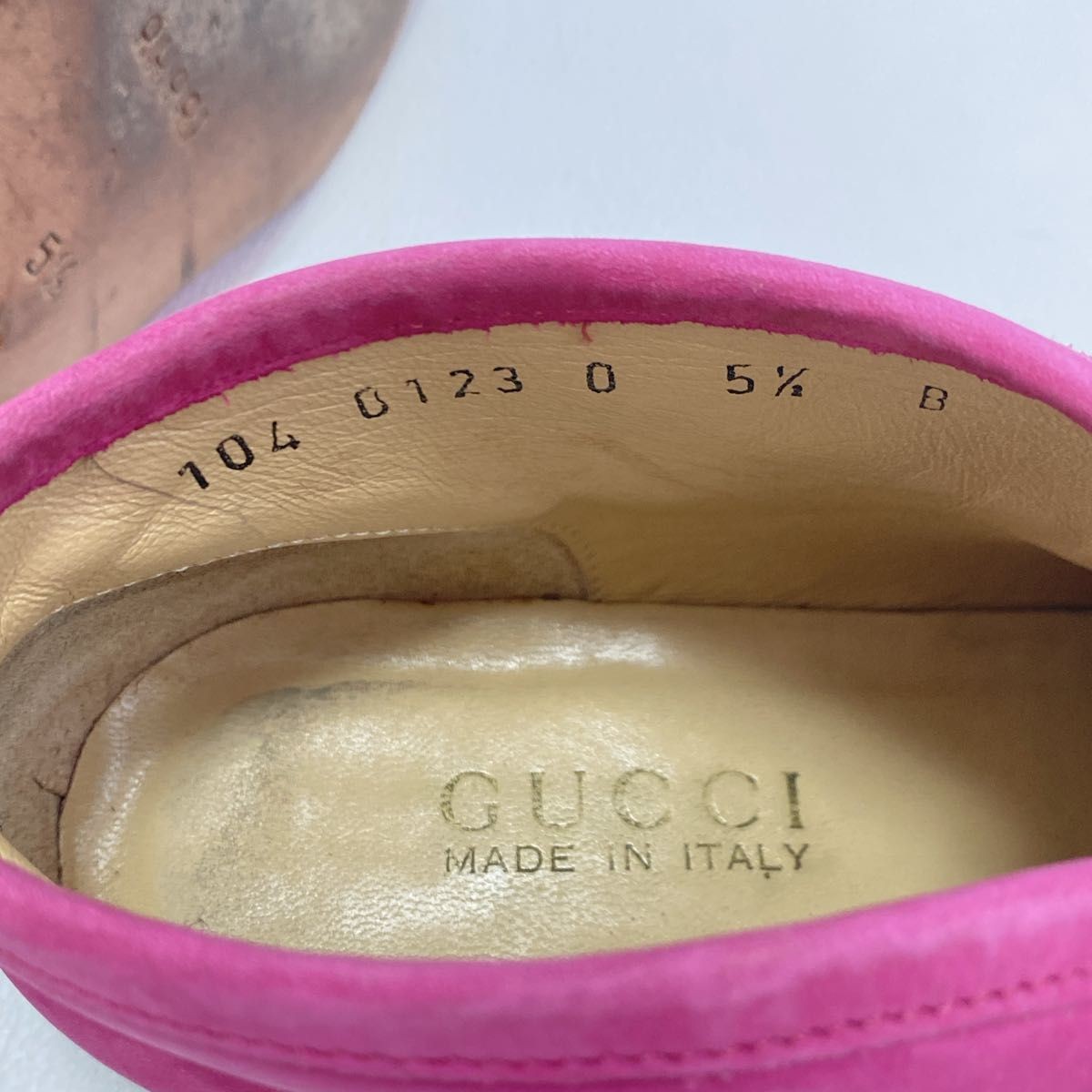 GUCCI Boots Heel Horsebit Suede Pink EU35.5/US5.5 113179c thumbnail 19